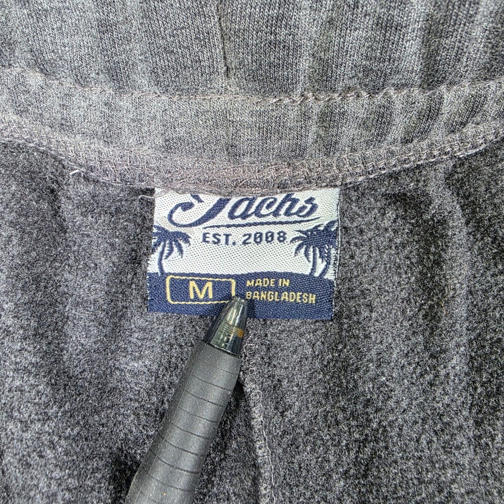 Jachs Men's Size Medium Gray Casual Shorts Elastic Waist Pull On Pockets - Picture 3 of 11
